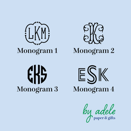 Personalized Notepad   |   Green Tile Border |   Mah Jongg
