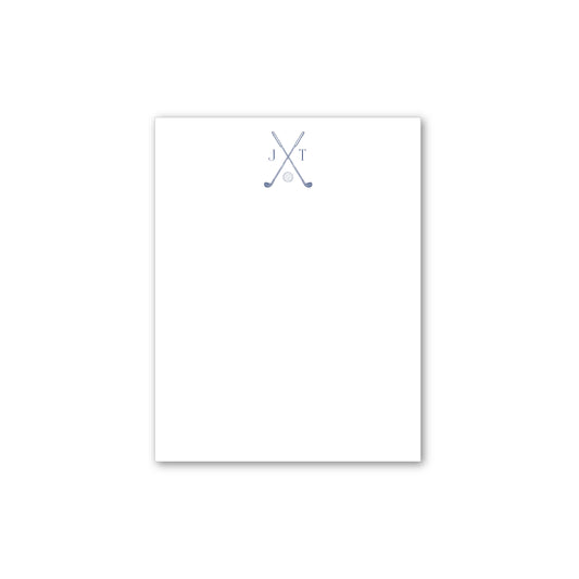 Personalized Notepad   |   Blue Golf