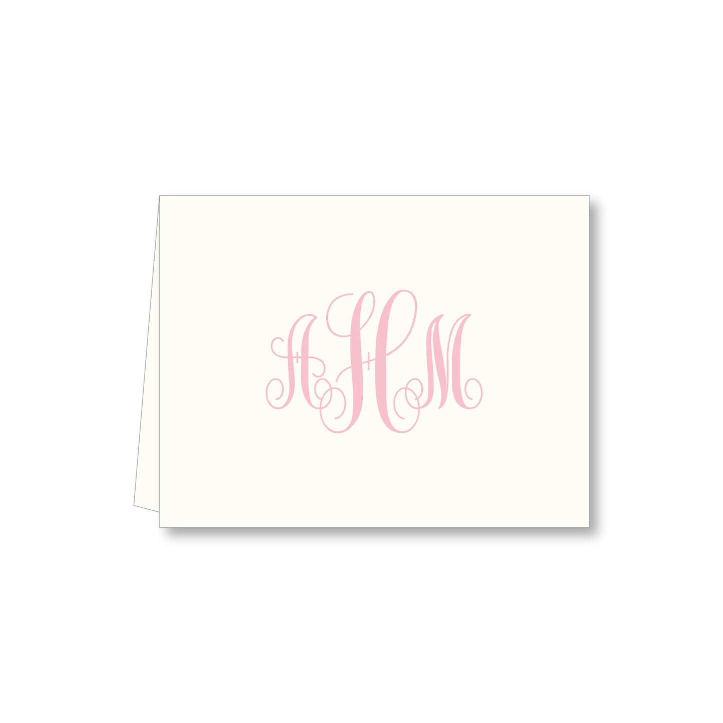 Folded Note   |   Traditional Monogram