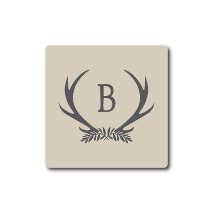 Paper Coaster    |    Antlers Monogram