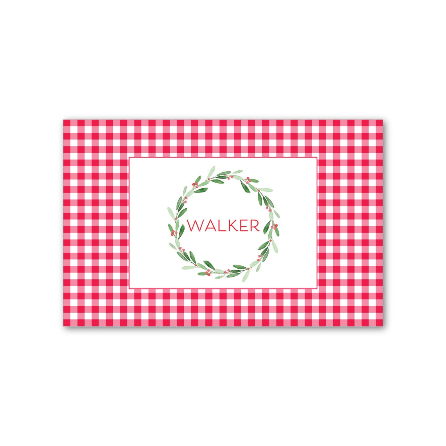 Laminated Placemat   |   Christmas Wreath