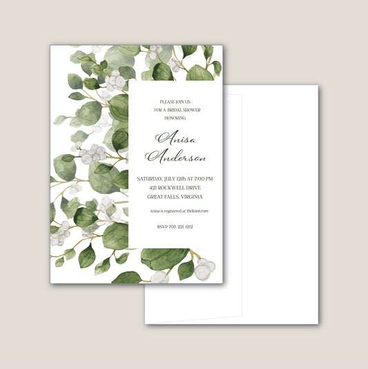 Invitation  |    Snowberry