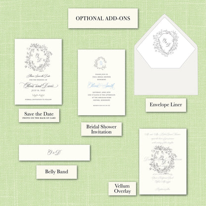 Wedding   |   Olivia Collection    |   Invitation