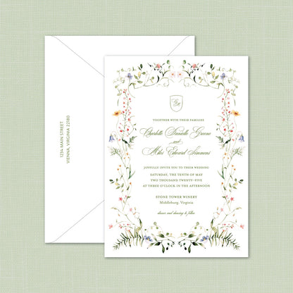 Wedding   |   Wildflower Collection    |   Invitation