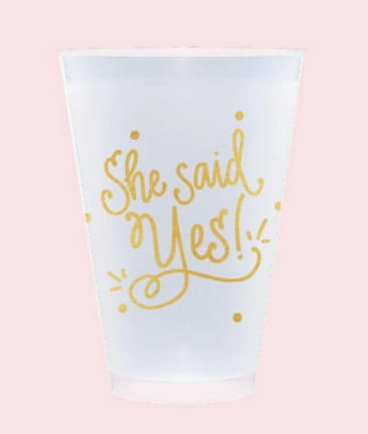 Shatterproof Cups   |   She Said Yes!