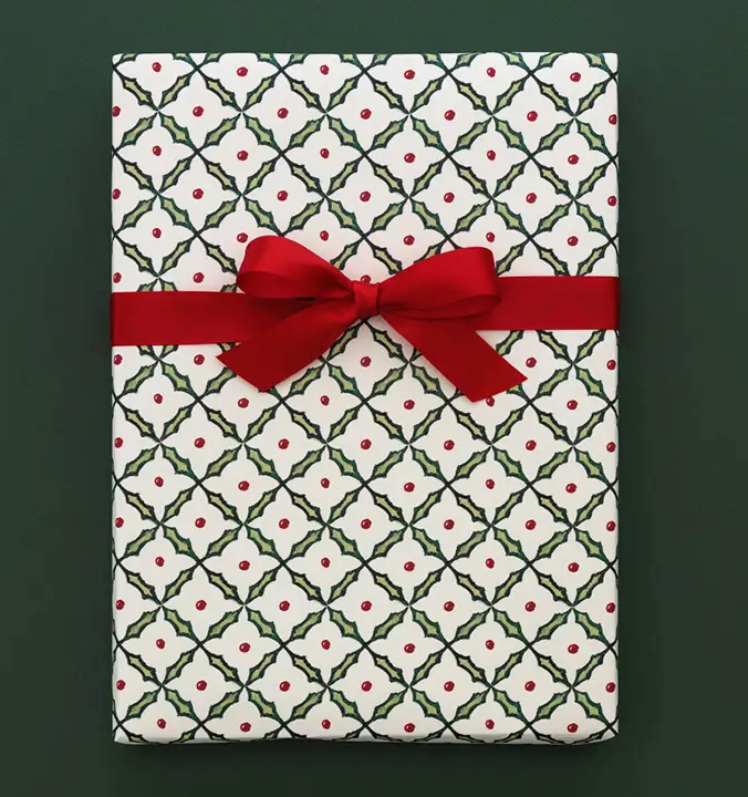 Holiday Wrapping Paper  |  Highclere Holly