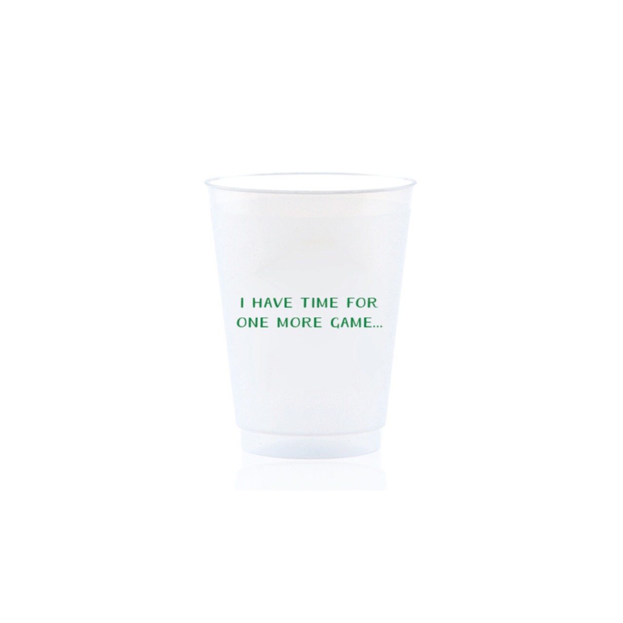 Game Night Cups, One More Game, Tournament or Girls' Weekend, Fun Mah Jongg Gift