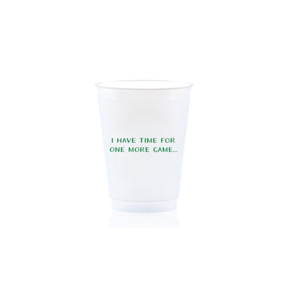 Game Night Cups, One More Game, Tournament or Girls' Weekend, Fun Mah Jongg Gift