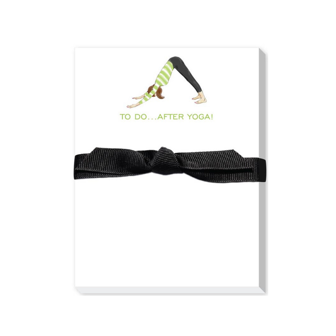 Notepad   |   To Do....After Yoga