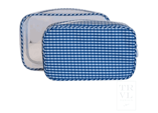 Duo Gingham Clear Bag - Paper & Gifts By Adele