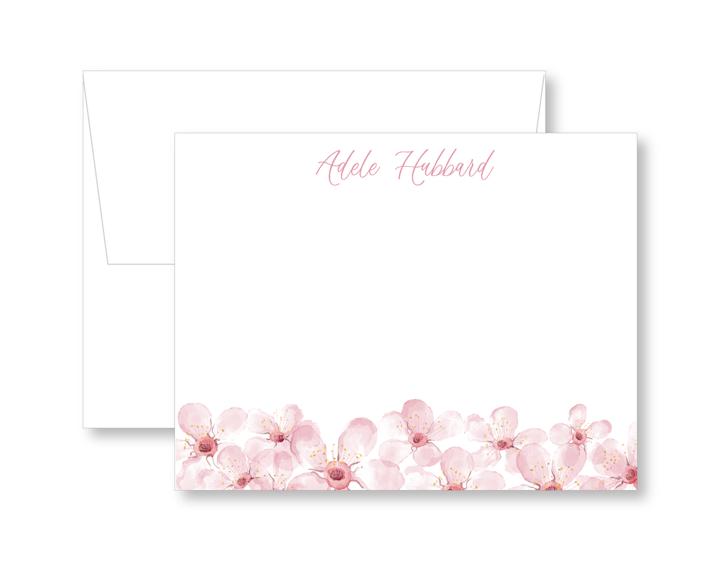 Flat Notecard   |   Cherry Blossom