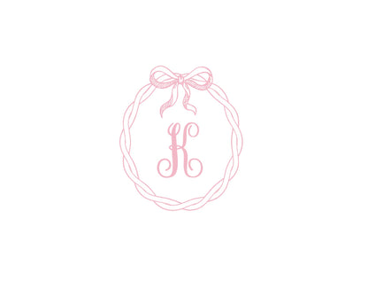 Crest Collection    |    Flat Notecard   |   Pink Ribbon