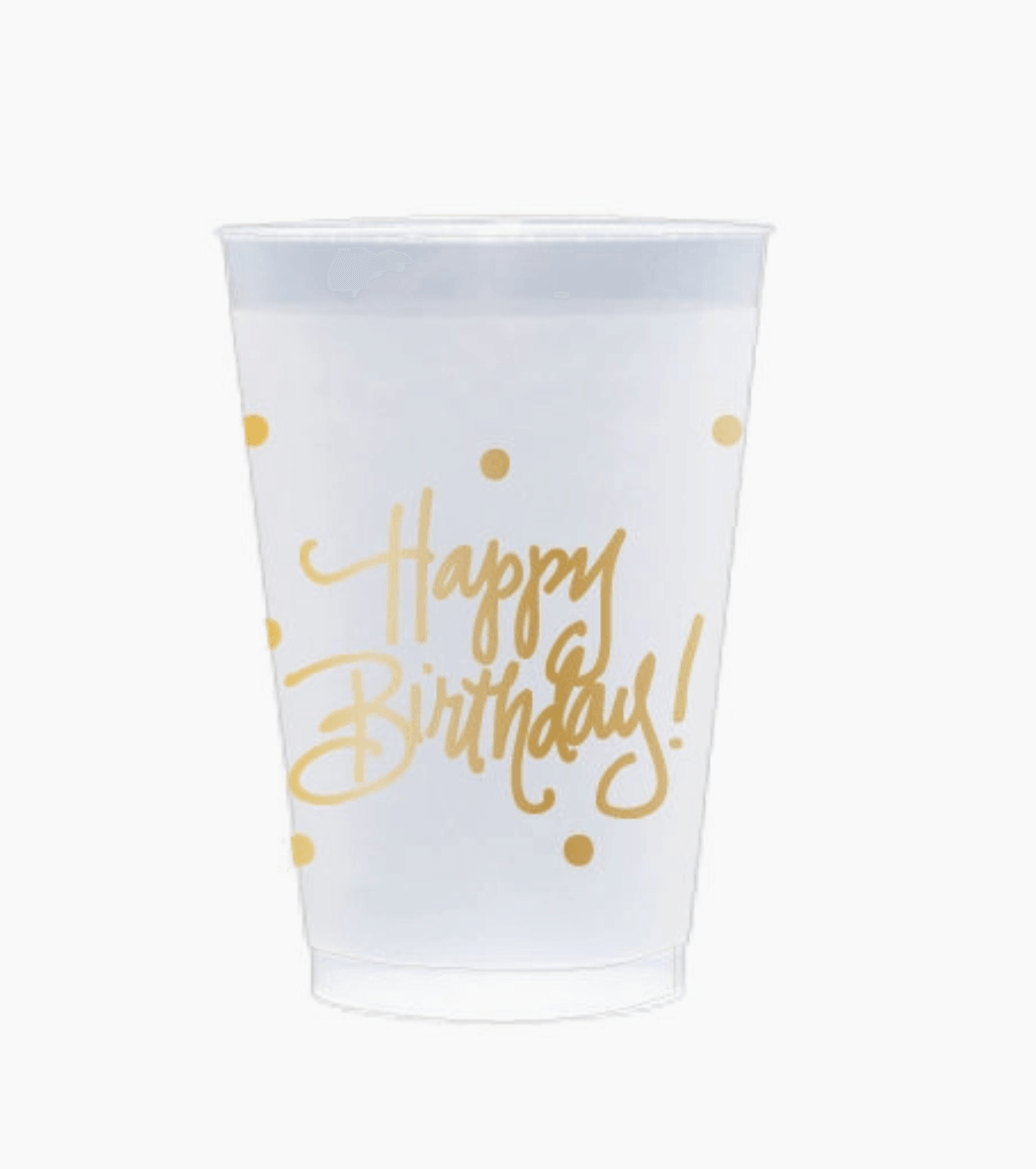 Frosted Cup - Happy Birthday! - Paper & Gifts By Adele