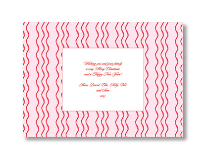 Holiday Photo Card    |    Candy Cane Christmas (Pink)