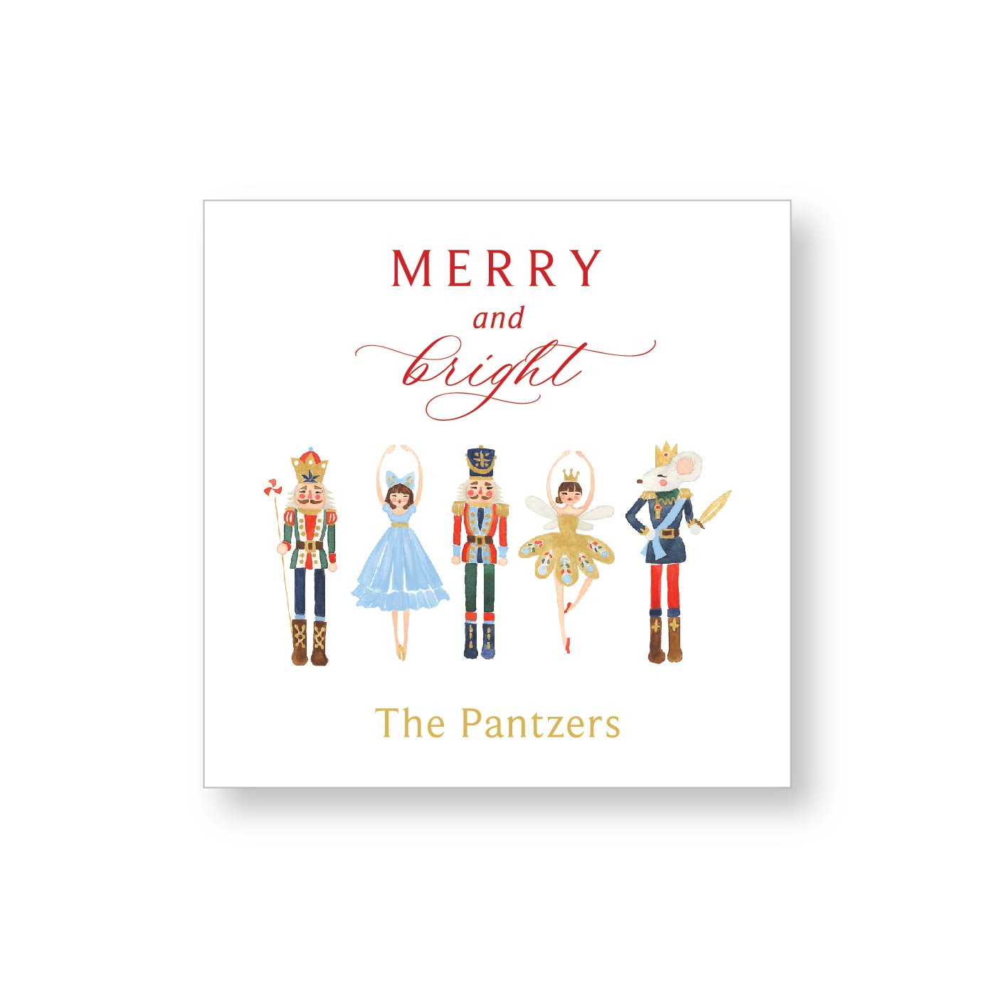 Holiday Gift Tag or Sticker   |     Nutcracker Set