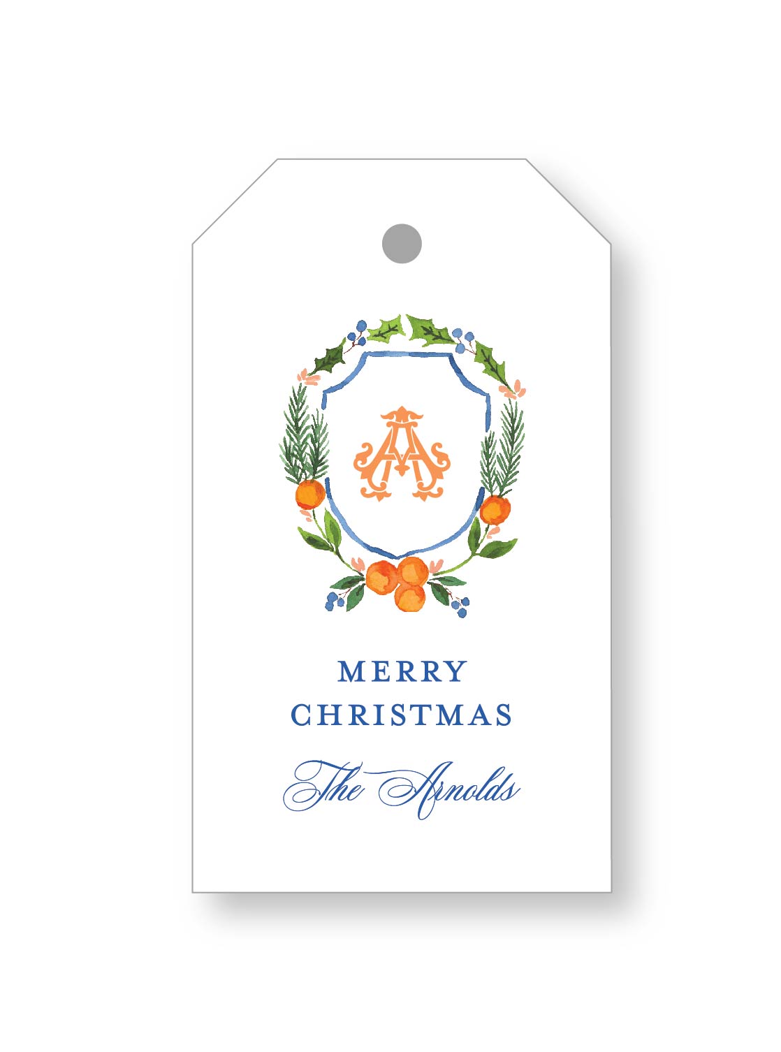 Holiday Gift Tag  |   Blue Christmas I
