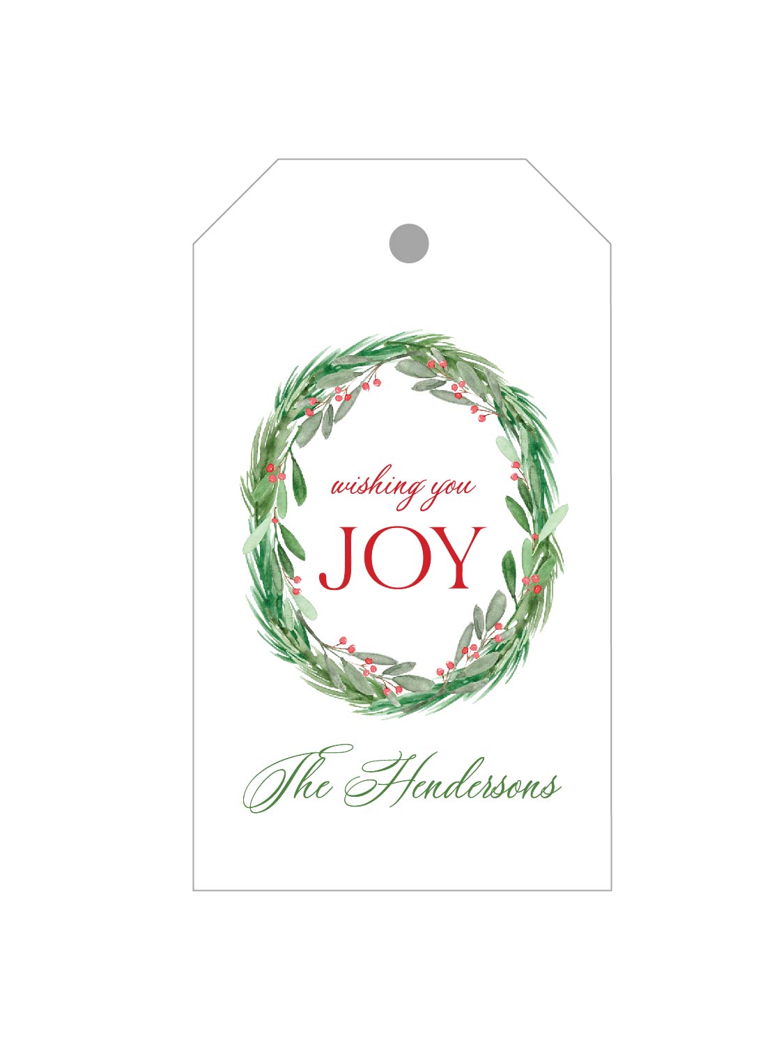 Holiday Gift Tag  |   Wishing You Joy