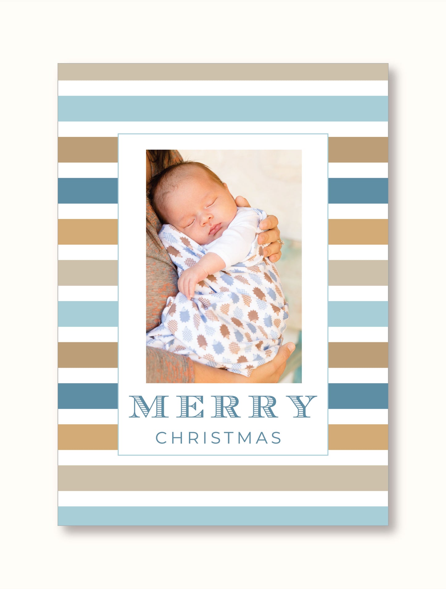 Holiday Photo Card    |    Striped Color Story