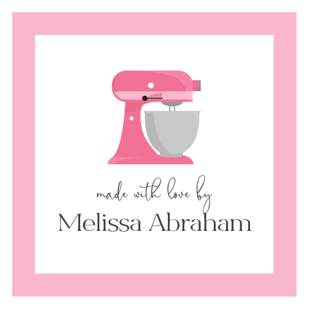 Gift Tag or Sticker    |      Pink Border     |    From The Kitchen Of