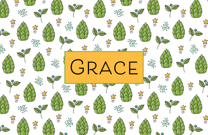 Laminated Placemat   |   Green Pinecone