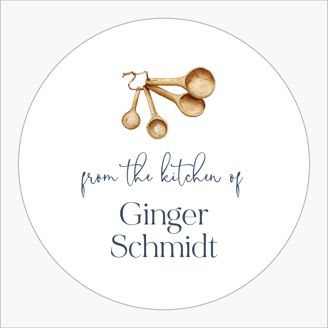 Sticker   |   From the Kitchen Of  |   Measuring Spoons