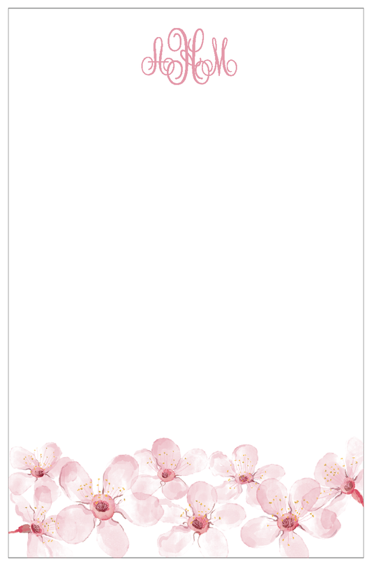 Notepad or Small Letter Sheet   |   Cherry Blossom