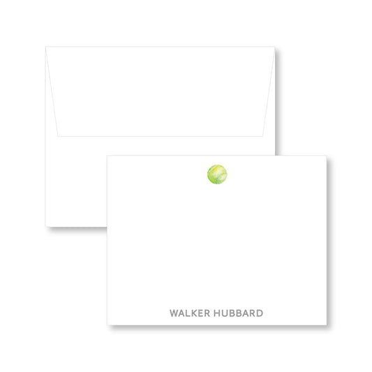 Flat Notecard  |  Tennis