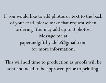 Holiday Photo Card   |   Peppermint Christmas (Horizontal)