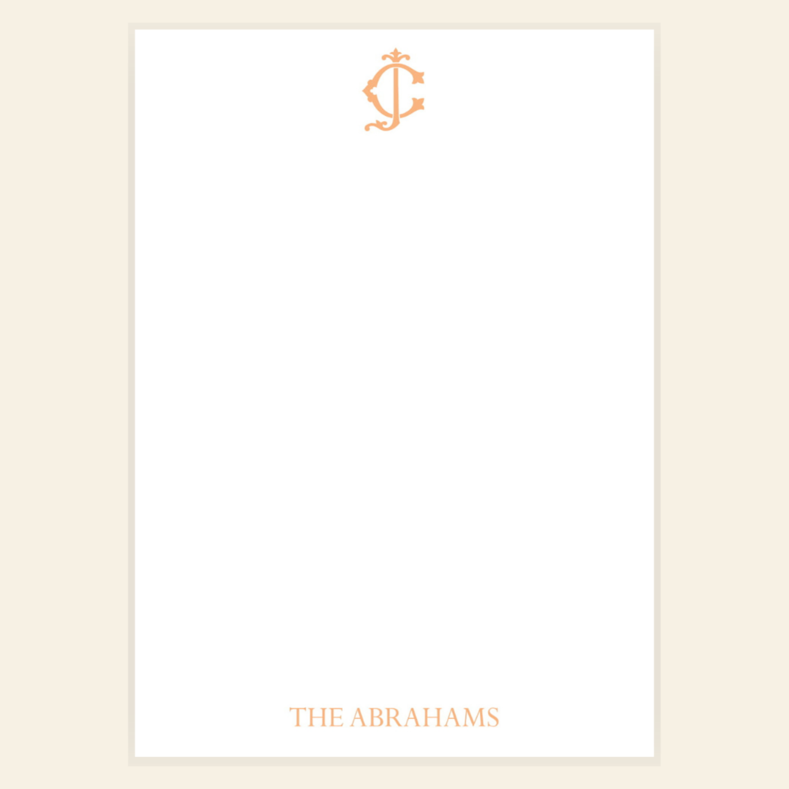 personalized notepad with shuler diagram