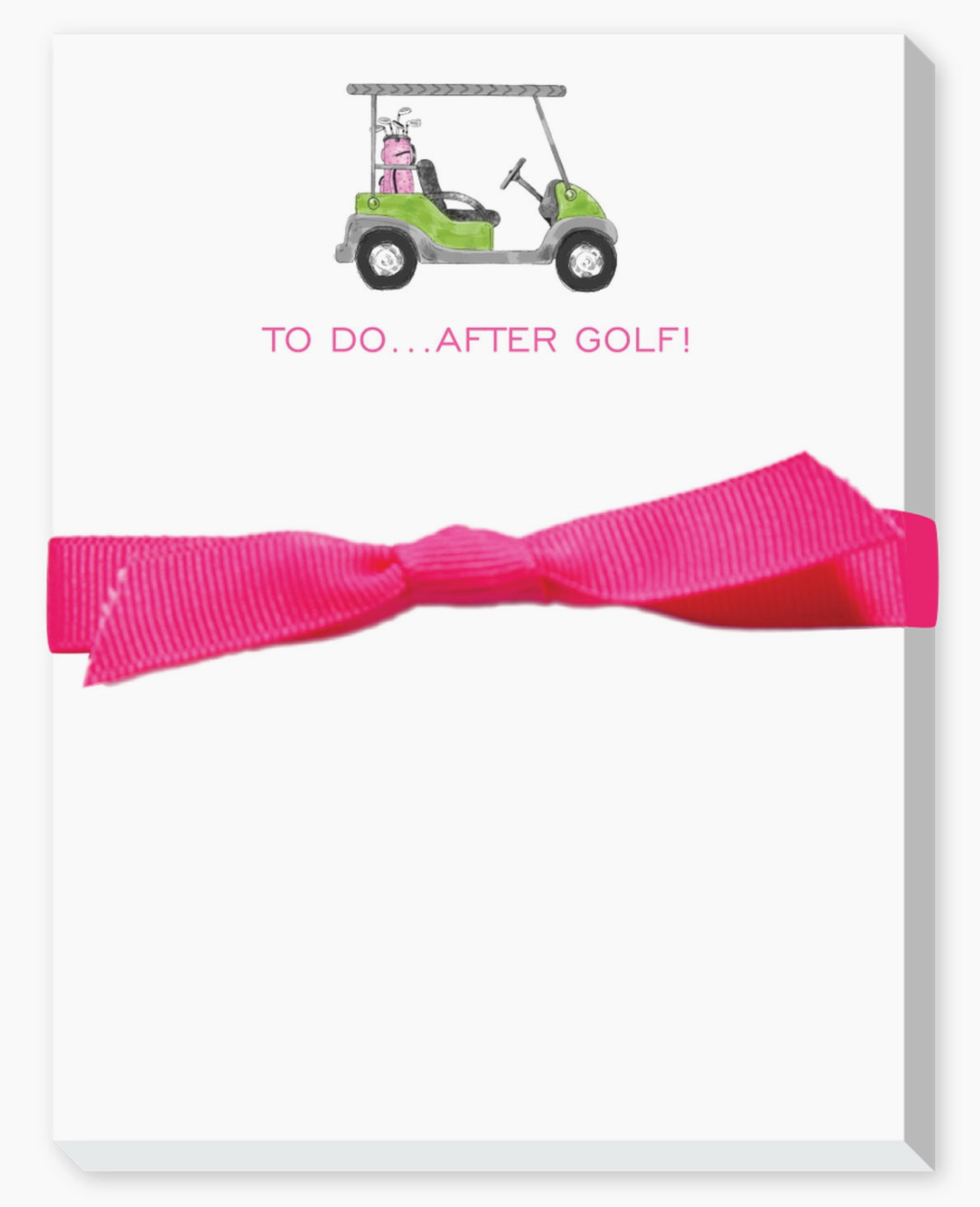 Notepad   |   To Do....After Golf